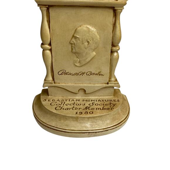 Sebastian Miniatures Collectors Society Charter Member 1980 Display - Picture 2 of 7